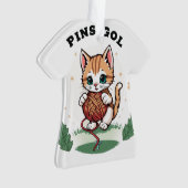 niedliche Katze Ornament (Vorderseite)