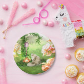 Niedliche Katze Pappteller (Party)