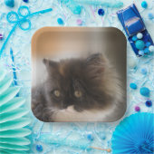 Niedliche Katze Pappteller (Party)