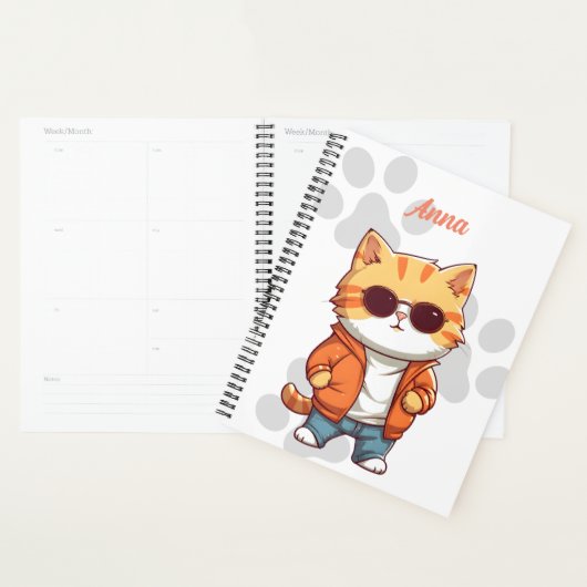 Niedliche Katze Planer (Anzeige)