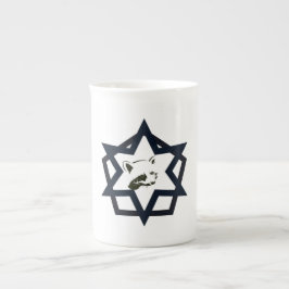 Niedliche Katze Porzellantasse