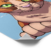 Niedliche Katze Poster (Ecke)