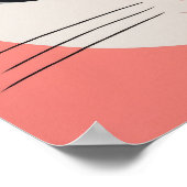 Niedliche Katze Poster (Ecke)