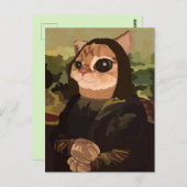 Niedliche Katze Postkarte (Vorne/Hinten)