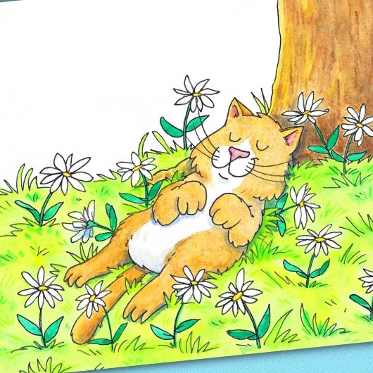 Niedliche Katze Postkarte