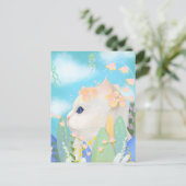 Niedliche Katze Postkarte (Stehend Vorderseite)