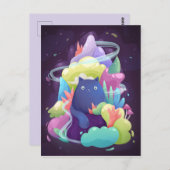 Niedliche Katze Postkarte (Vorne/Hinten)