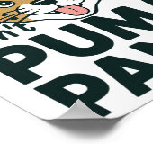 Niedliche Katze Pun Hope ich Puma Pants Cartoon De Poster (Ecke)