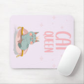 Niedliche Katze Queen Gift Idea, Kitten Cat Funny  Mousepad (Mit Mouse)