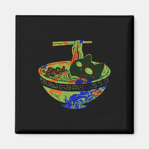 Niedliche Katze Ramen Noodle Bowl Spicy Noodles Ge Magnet