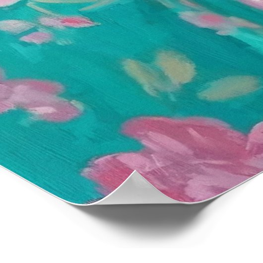 Niedliche Katze Reading in Bed Wall Art Poster Pri (Ecke)