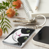 Niedliche Katze Schlüsselanhänger (Vorderseite rechts)