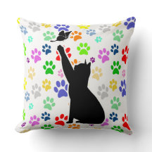 Niedliche Katze Schmetterling auf einem Niedlichen