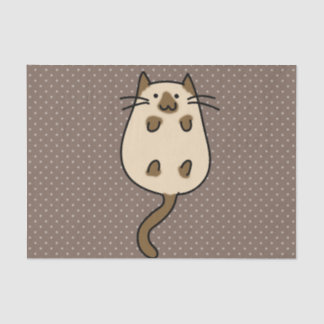 Niedliche Katze Seidenpapier