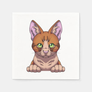 Niedliche Katze Serviette