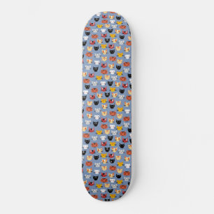 Niedliche Katze Skateboard