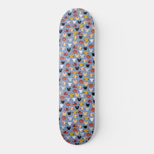 Niedliche Katze Skateboard (Vorderseite)
