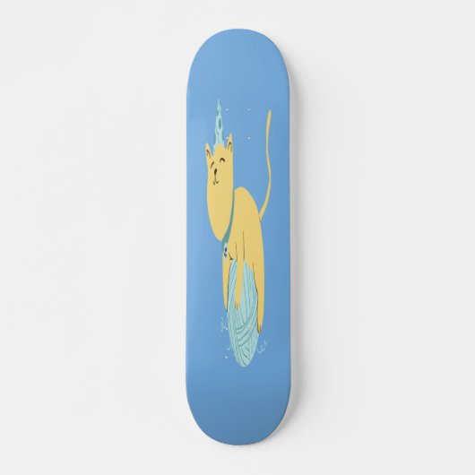 Niedliche Katze Skateboard (Vorne)