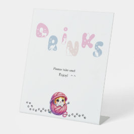 Niedliche Katze Sockelschild