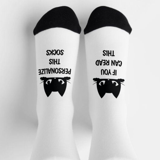 Niedliche Katze Socken (Oben)