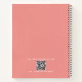 Niedliche Katze, Spaß, Chic, Tier, kundenspezifisc Notizblock (Rückseite)