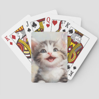 Niedliche Katze Spielkarten für POKER etc.