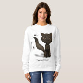 Niedliche Katze Sweatshirt (Vorne ganz)