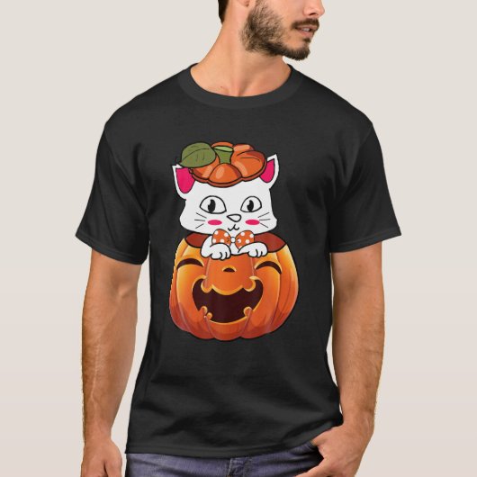 Niedliche Katze T-Shirt (Vorderseite)
