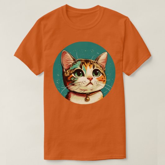 niedliche Katze T-Shirt (Design vorne)