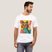 niedliche Katze T-Shirt (Vorne ganz)