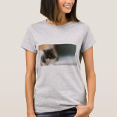 Niedliche Katze T-Shirt (Vorderseite)