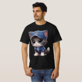 niedliche Katze T-Shirt (Vorne ganz)