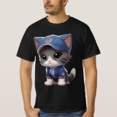 niedliche Katze T-Shirt (Vorderseite)