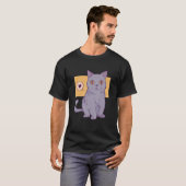Niedliche Katze T-Shirt (Vorne ganz)