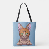 Niedliche Katze Tasche (Rückseite)