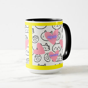 niedliche Katze Tasse