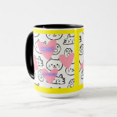 niedliche Katze Tasse (Vorderseite Links)