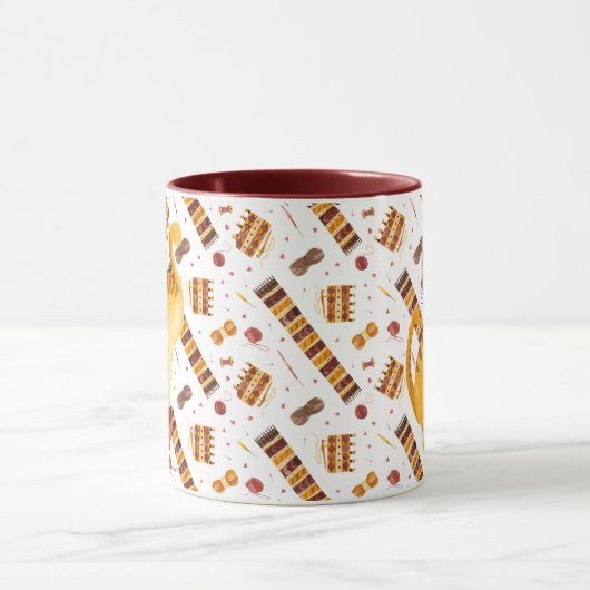 Niedliche Katze Tasse (Zentrum)