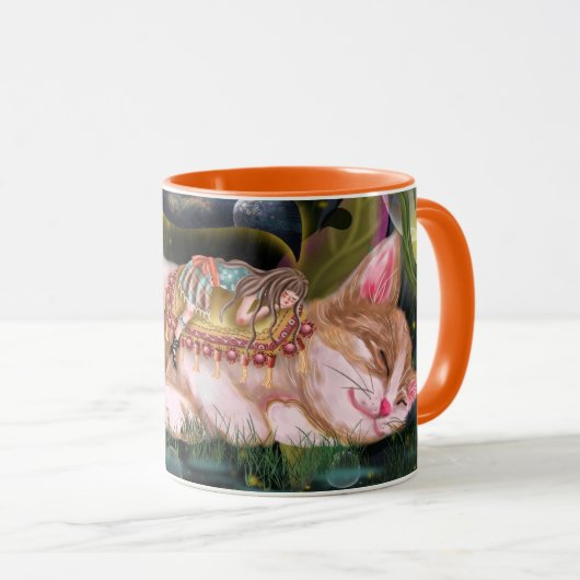 Niedliche Katze Tasse (VorderseiteRechts)