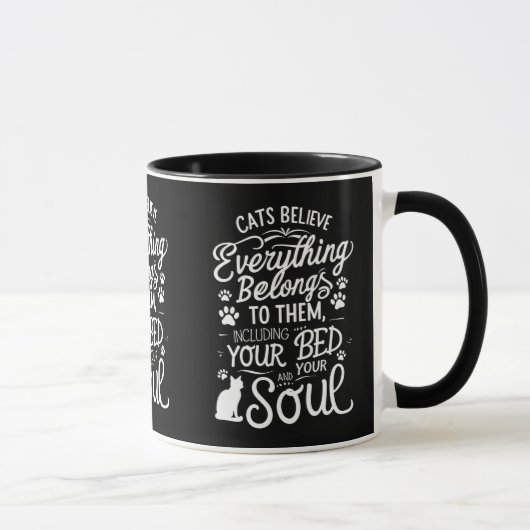 Niedliche Katze Tasse (Rechts)