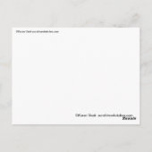 Niedliche Katze, Teddybär, Tee-Party Postkarte (Rückseite)