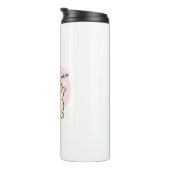 niedliche Katze Thermosbecher (Nach rechts gedreht)