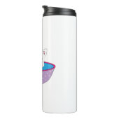 niedliche Katze Thermosbecher (Nach rechts gedreht)