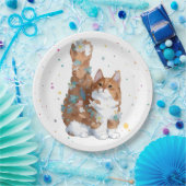 Niedliche Katze Tier Pappteller (Party)