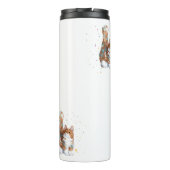 Niedliche Katze Tier Thermosbecher (Rückseite)