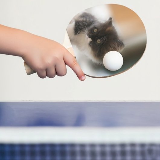 Niedliche Katze Tischtennis Schläger