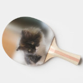 Niedliche Katze Tischtennis Schläger (Seitenansicht)