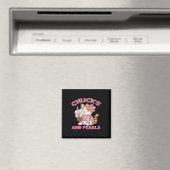 Niedliche Katze Trinken Bubble Tee Kätzchen Lover Magnet (In Situ (Geschirrspüler))