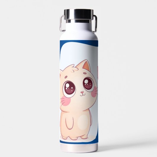 niedliche Katze Trinkflasche (Vorne)
