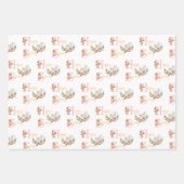 Niedliche Katze und Eier Osterfrühling Geschenkpapier Set (Vorderseite 2)